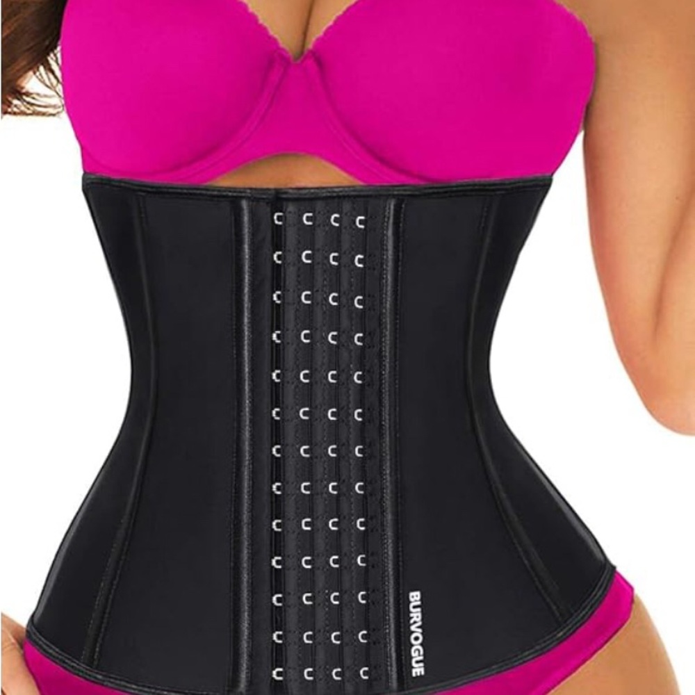 Vogue Black Shapewear with Pink Accents